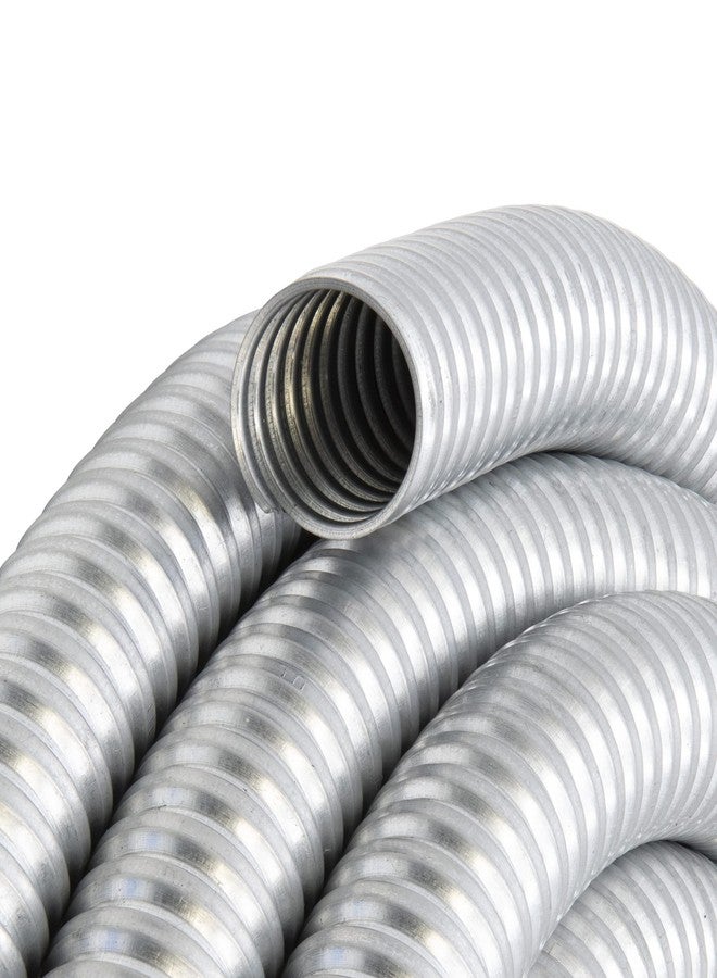 Maxxima 3/8 in. x 25 ft. Galvanized Steel Flexible Conduit, Greenfield Electrical 25 Foot Roll - Image 3